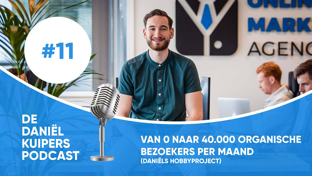 Van 0 naar 40.000 organische bezoekers per maand (Daniels hobbyproject)