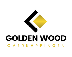 Golden wood logo