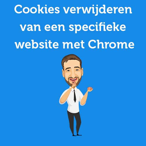 Cookies verwijderen van een specifieke website via Google Chrome (Apple)