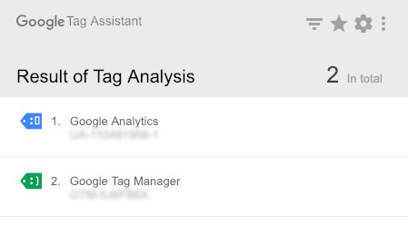 Google Tag Assistent extensie