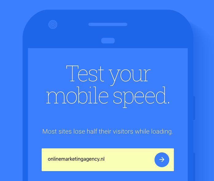 Google test my site mobile speed
