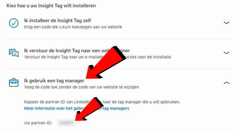 LinkedIn insights tag installeren via Google tag manager