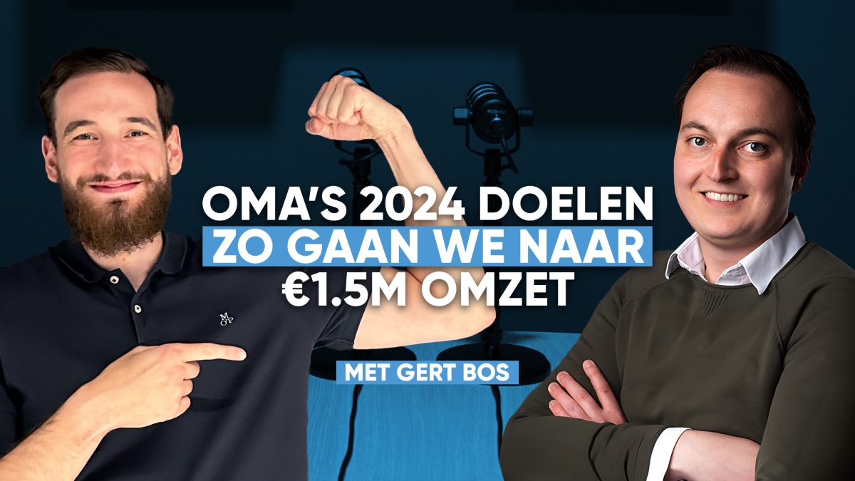 €1.500.000 omzet met OMA: dit zijn OMA’s doelen voor 2024