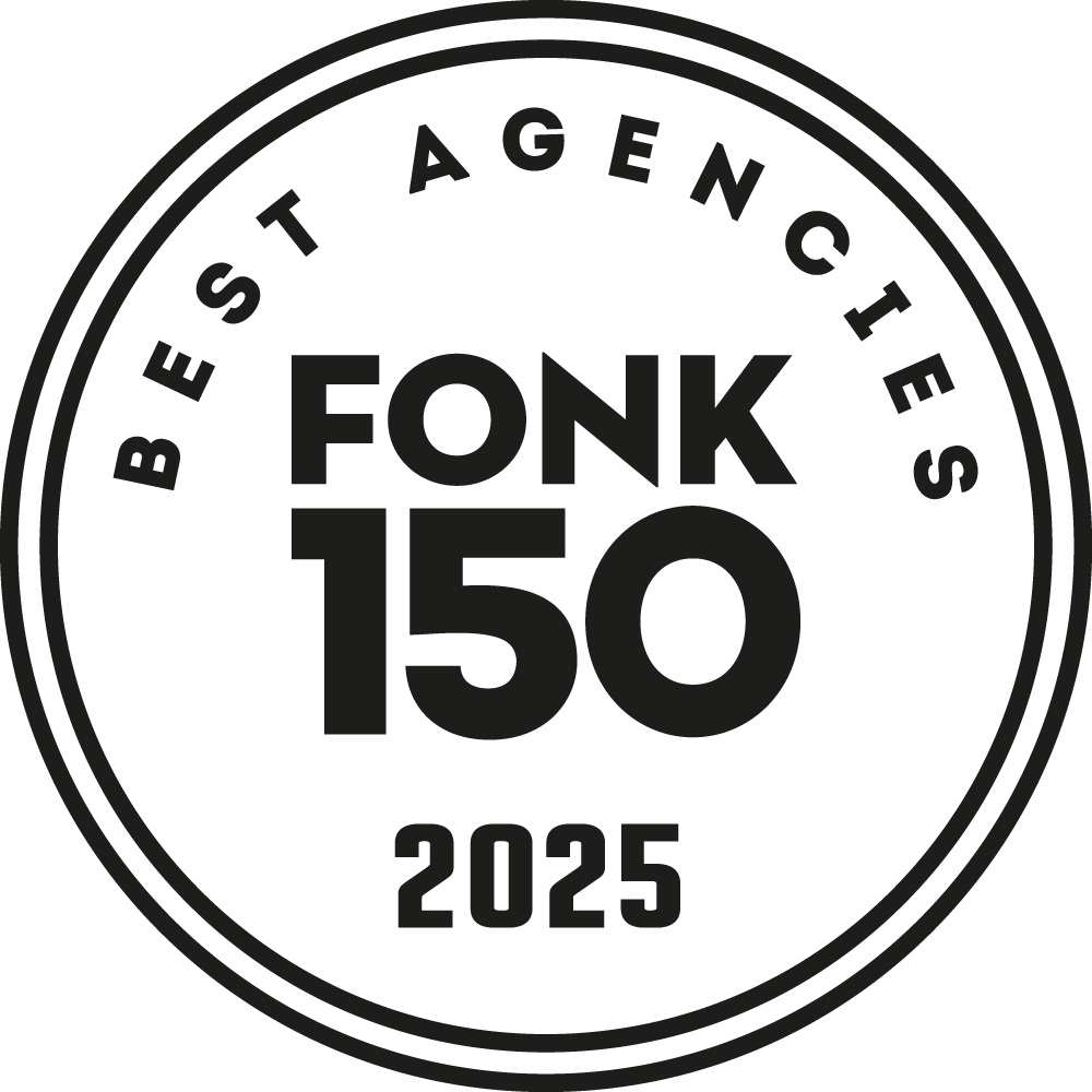 Fonk 150 Best Agencies. Gewonnen in 2025