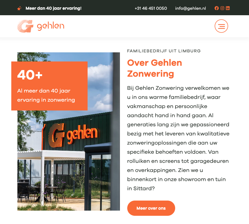 klantverhaal Het landingspagina design van Gehlen