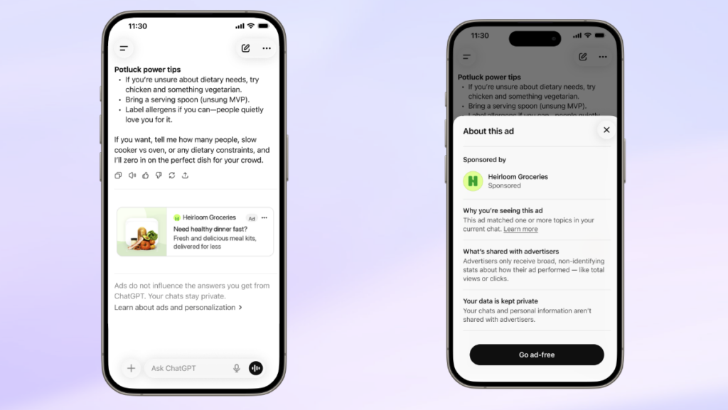 ChatGPT ads in Nederland: zo werkt adverteren in ChatGPT 1 ChatGPT Ads